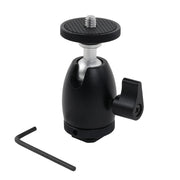 Sky Ball Head with Shoe Mount featuring 1/4" screw and locking knob on white background.