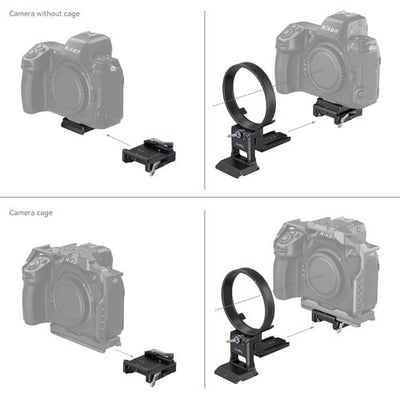 Quickly switch from landscape to portrait with this mount plate kit. You still have full access to all your controls, the flip screen and battery door.
