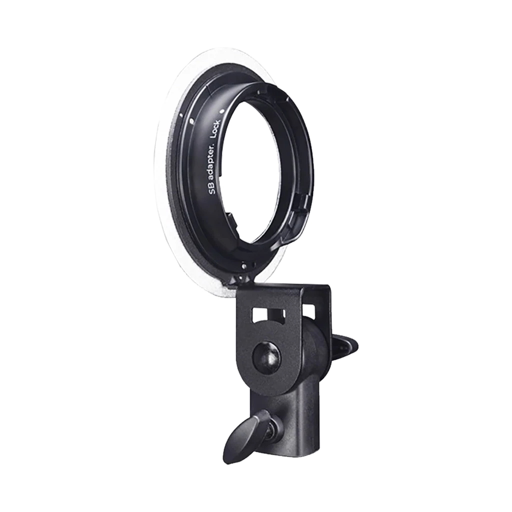A mount that is able to support larger flip softboxes with ease, this mount is also compatible with other adaptors and flash units.