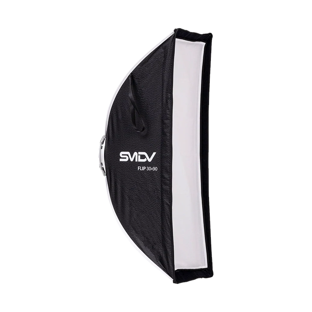 A Softbox that offers a swift setup with its flippable design, waterproof fabric, speedring adaptors, and non-fluorescent material.