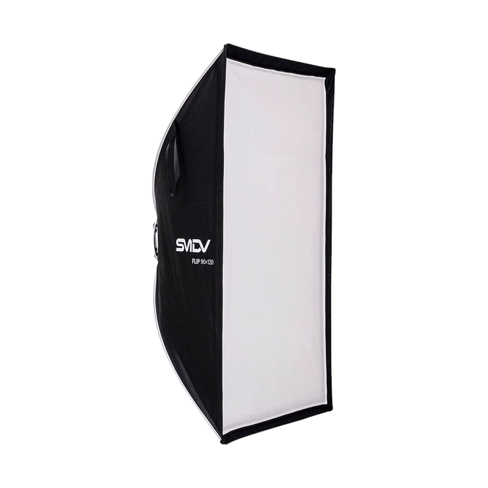 Quickly set up this softbox with its pioneering flippable, portable, waterproof and non-fluorescent design. Ideal for studio photographers.