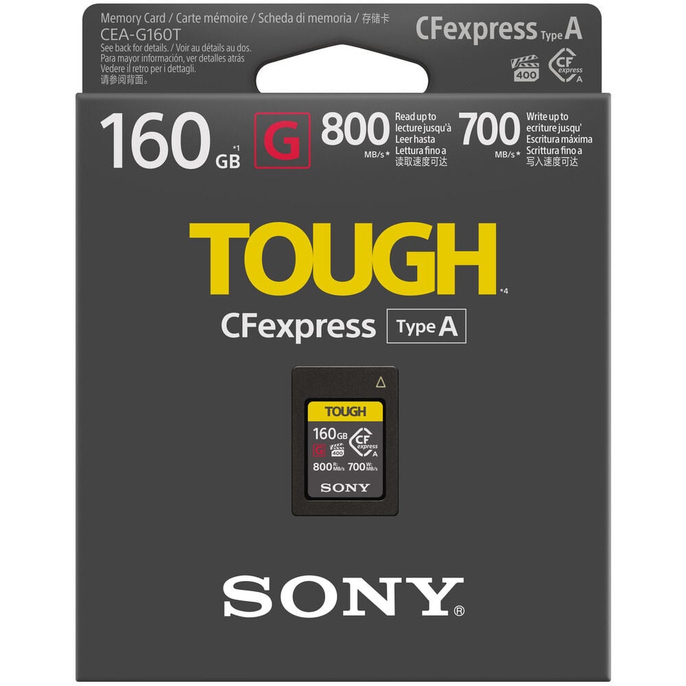 その他 SONY CF express Type A 160GB Tough Sony 160GB CFexpress Type A TOUGH Memory Card – Outdoorphoto