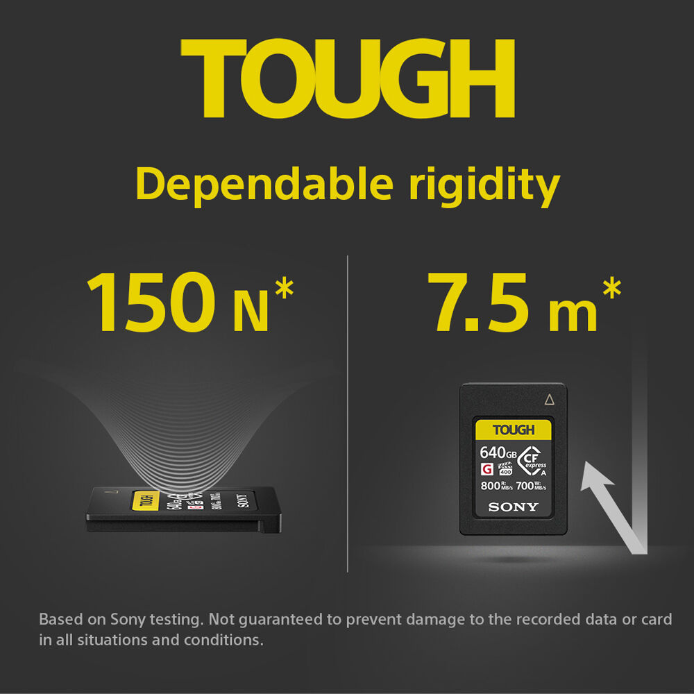 CFexpress Type A Sony TOUGH series professional memory card

