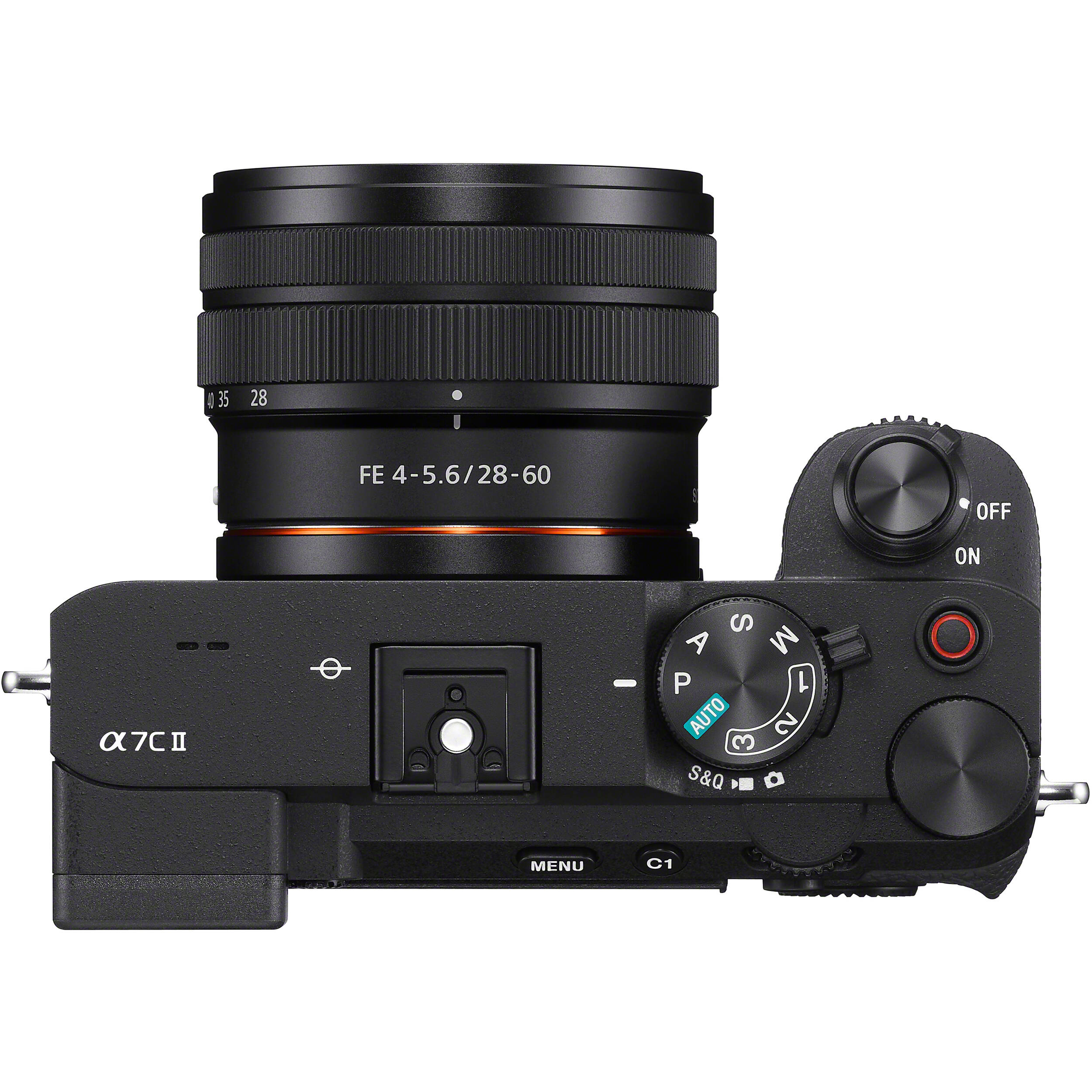 Sony a7C II Mirrorless Camera – compact full-frame camera with 33MP sensor, advanced autofocus, and 4K video, ideal for hybrid creators and travel photography.