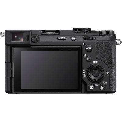 Sony a7CR compact full-frame mirrorless camera with 61MP sensor, AI autofocus, 4K video, and 5-axis image stabilisation.