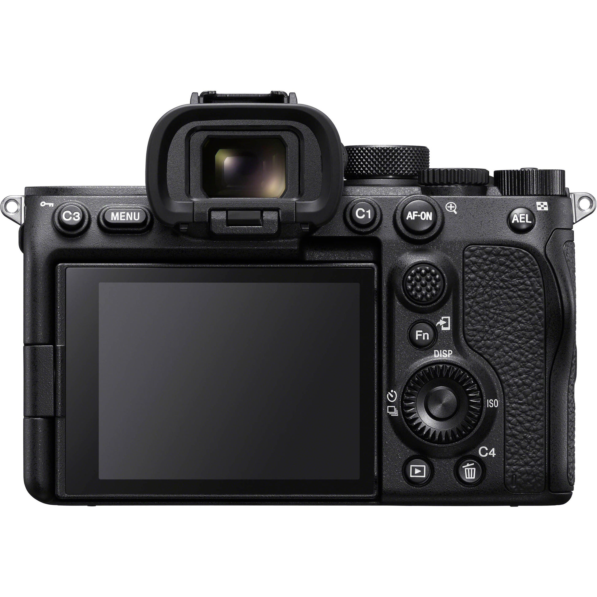 Sony Alpha a7S III full-frame mirrorless camera, 12.1MP sensor, 4K 120fps video, 5-axis stabilisation, and fast hybrid autofocus for low-light performance.
