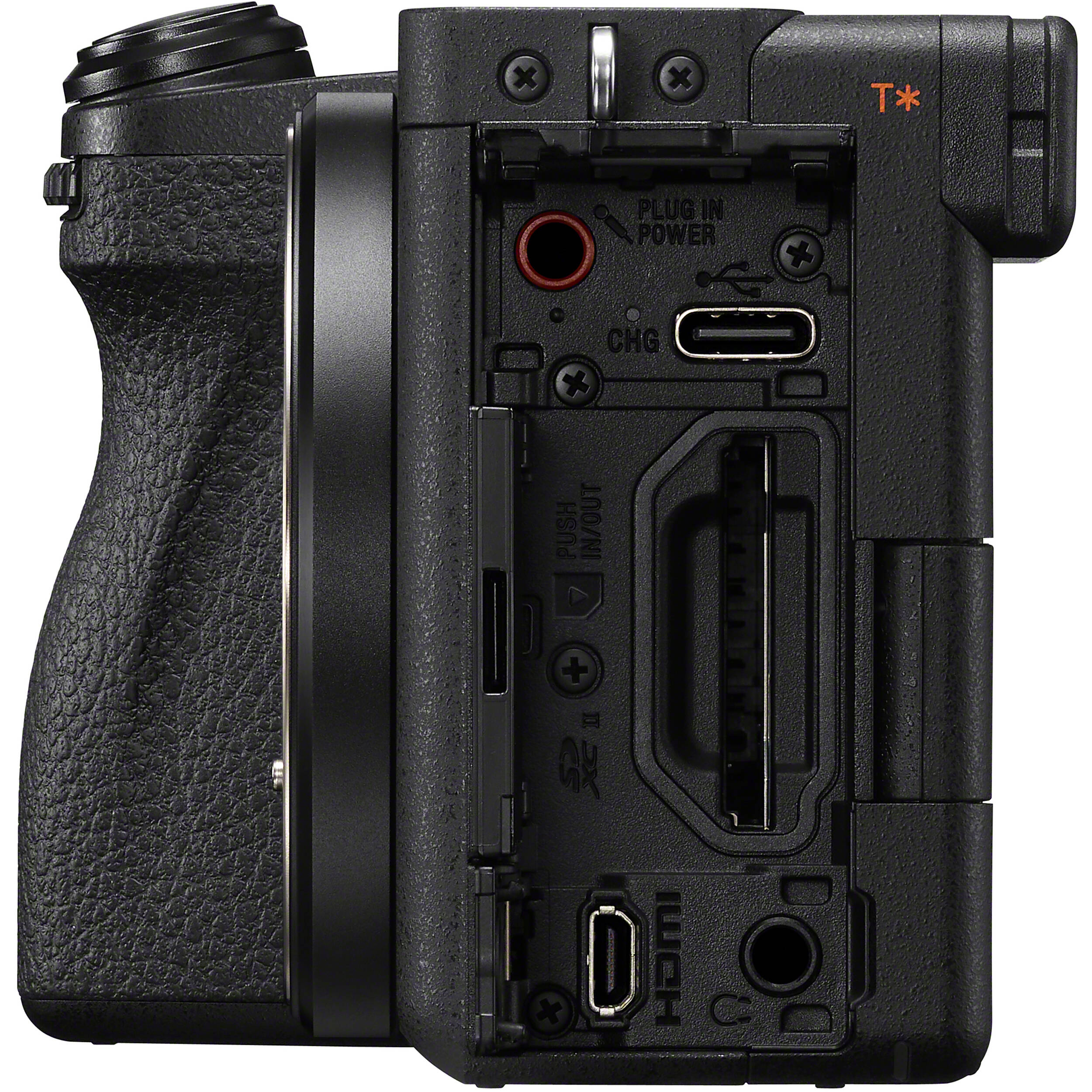 Sony a6700 camera with 16-50mm lens APS-C hybrid 4K video and AI autofocus