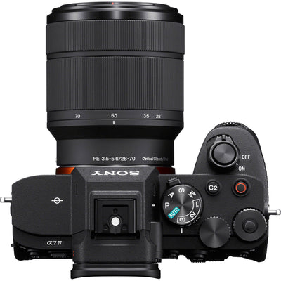 Sony a7 IV with 33MP sensor, 28-70mm lens and 4K video.