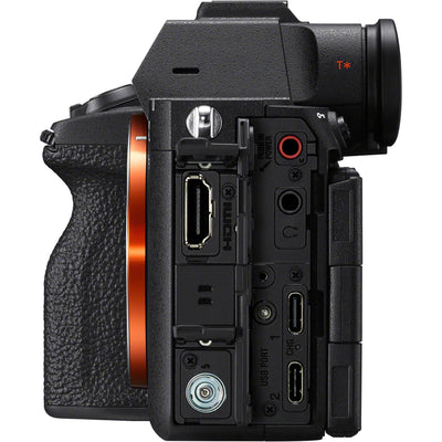 Sony Alpha 7R VI full-frame mirrorless camera body front view with 66.8MP sensor and 8K video recording