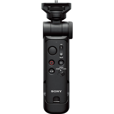 Sony ZV-E10 vlogging kit with lens, grip and microphone
