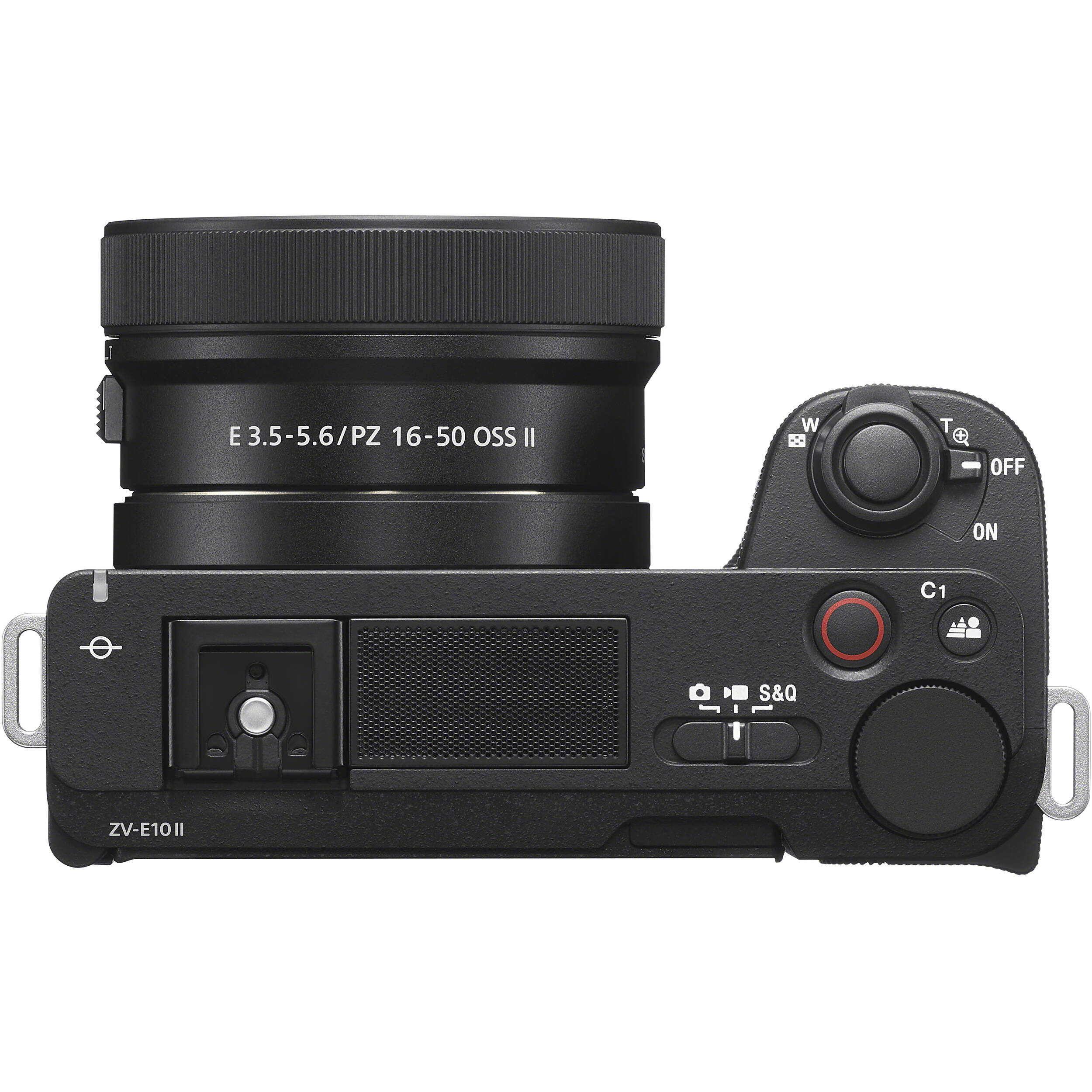 Sony ZV-E10 II mirrorless camera vlogging kit with 16-50mm lens, microphone, grip and SD card
