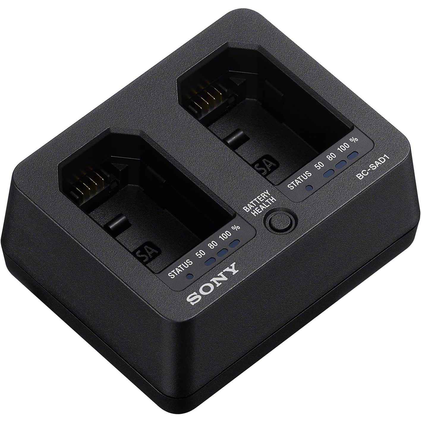Sony BC-SAD1 dual USB-C battery charger for Sony NP-SA100 batteries
