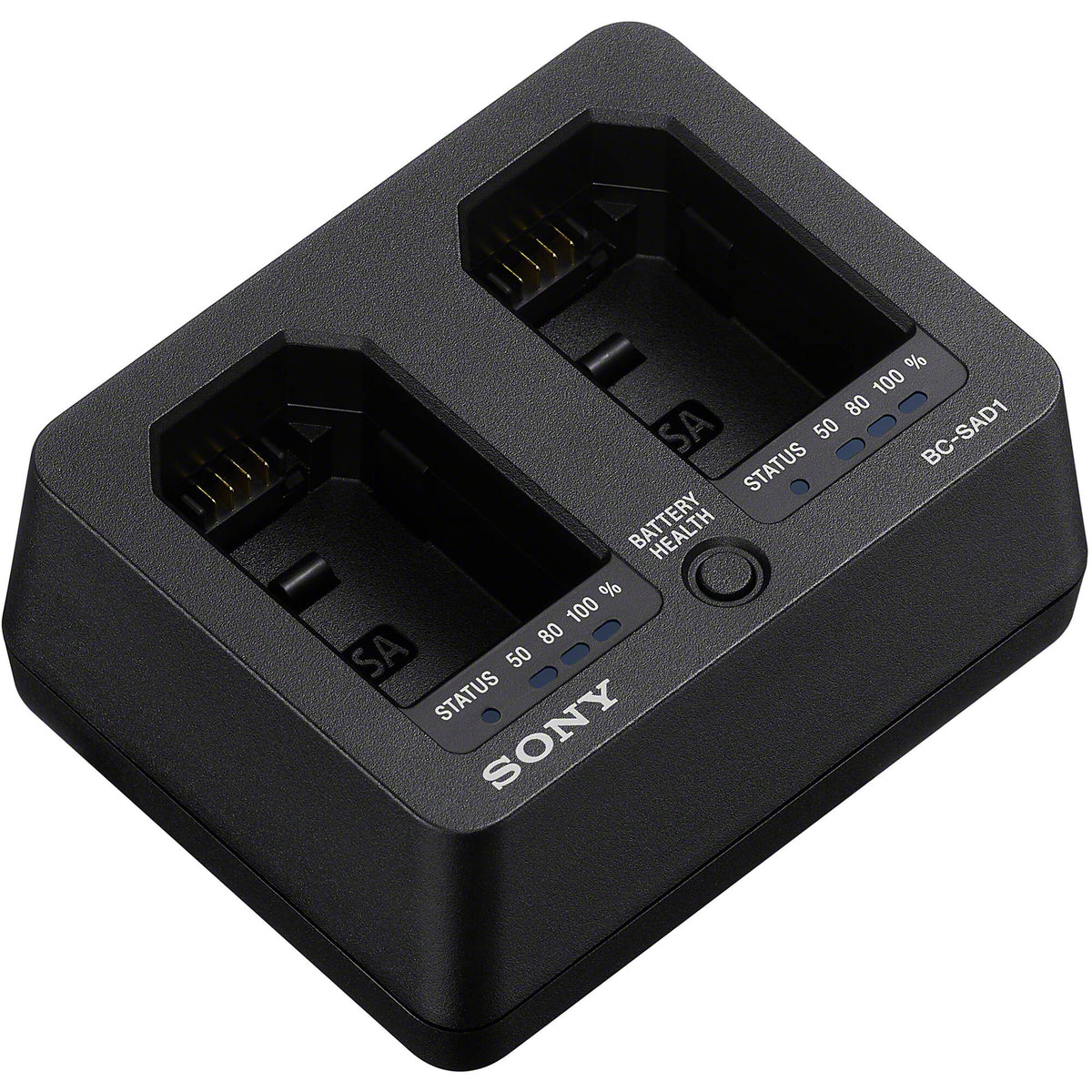 Sony BC-SAD1 dual USB-C battery charger for Sony NP-SA100 batteries

