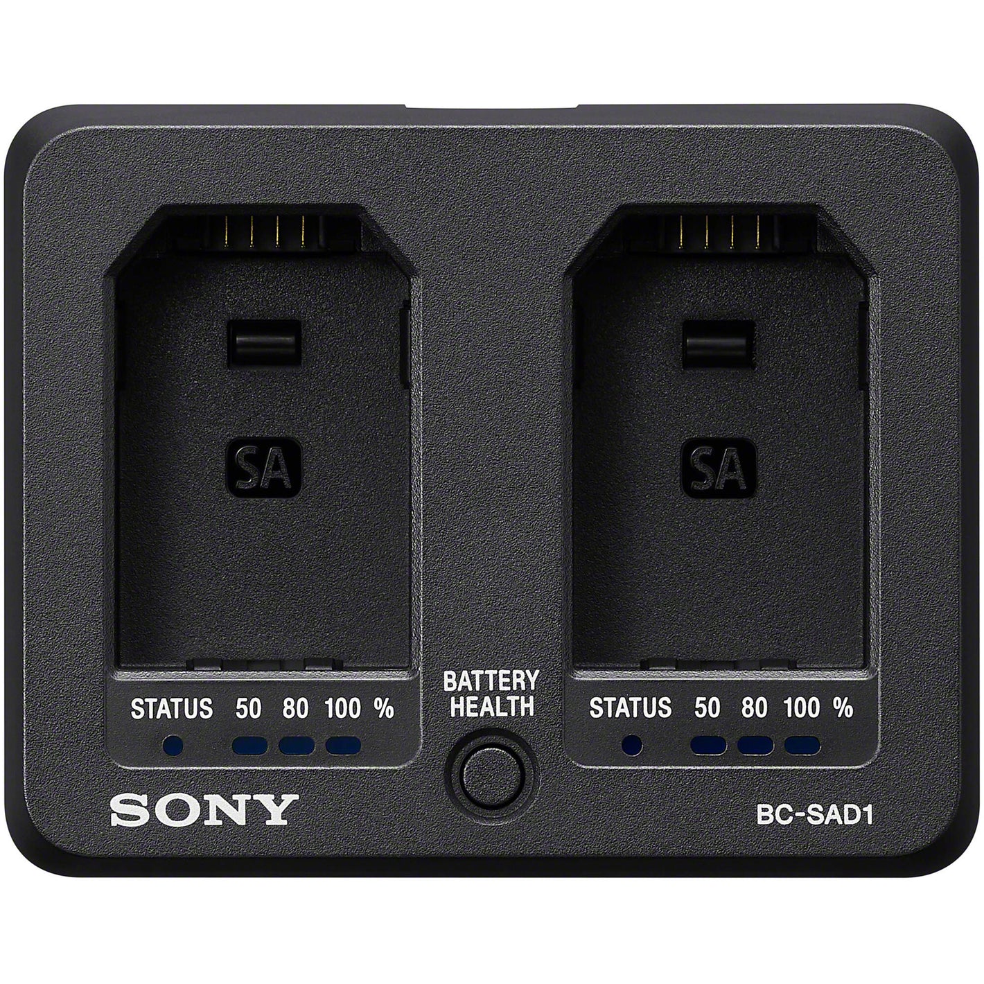 Sony BC-SAD1 dual USB-C battery charger for Sony NP-SA100 batteries
