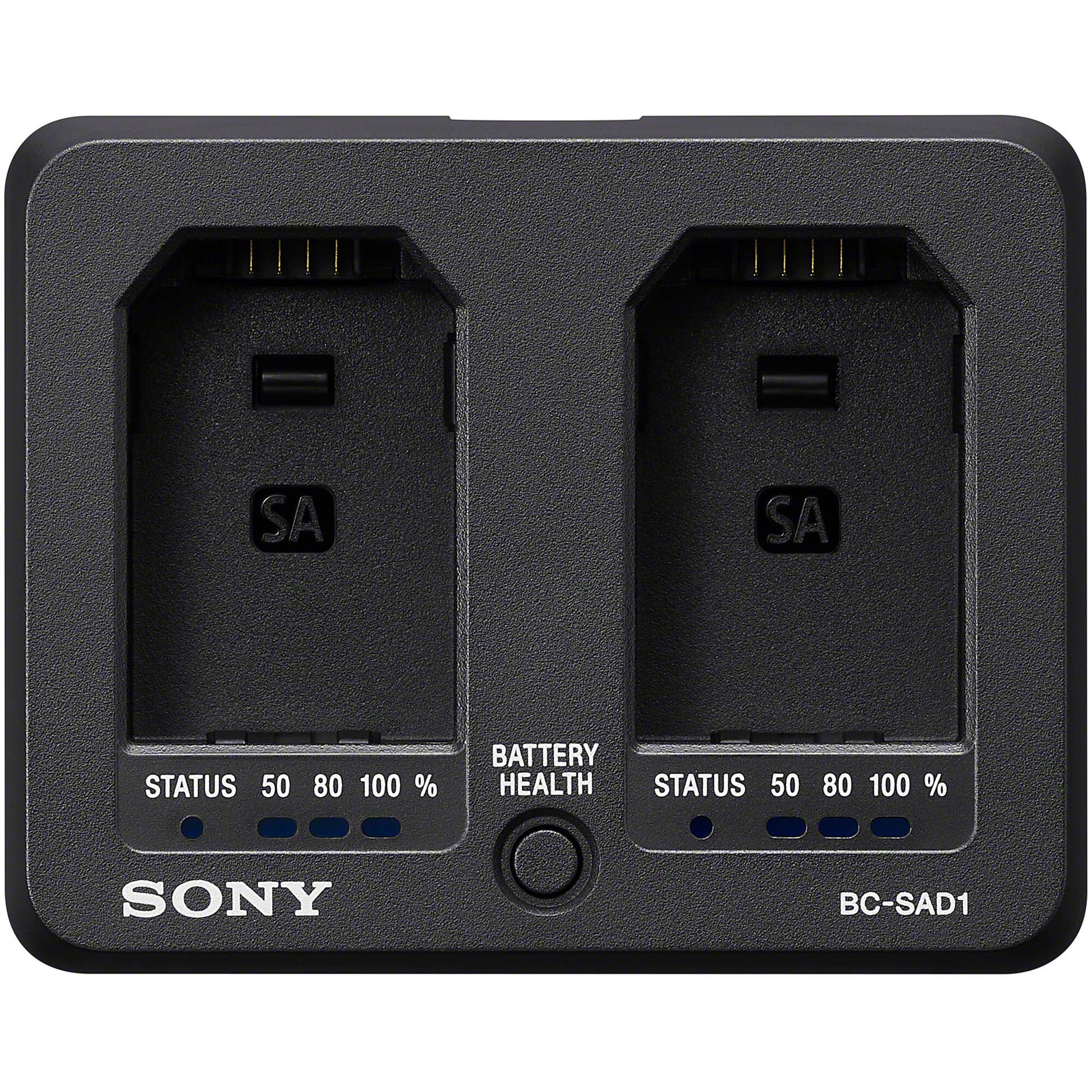 Sony BC-SAD1 dual USB-C battery charger for Sony NP-SA100 batteries
