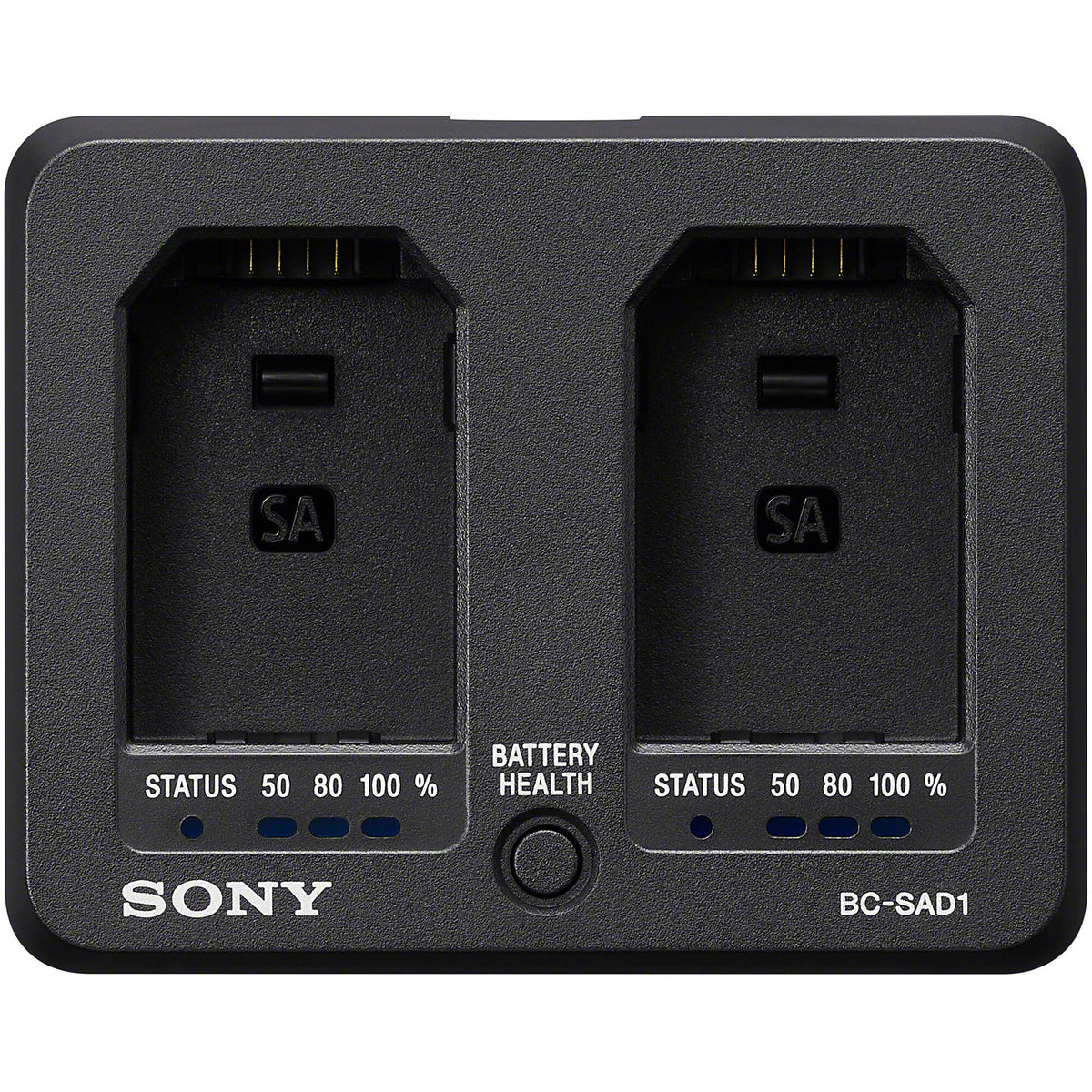 Sony BC-SAD1 dual USB-C battery charger for Sony NP-SA100 batteries
