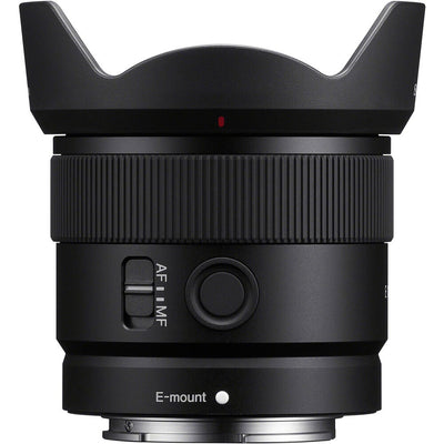 Sony E 11mm f/1.8 ultra-wide-angle prime lens – compact, bright, and ideal for vlogging, landscapes, and architecture.