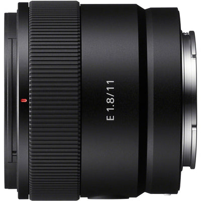 Sony E 11mm f/1.8 ultra-wide-angle prime lens – compact, bright, and ideal for vlogging, landscapes, and architecture.