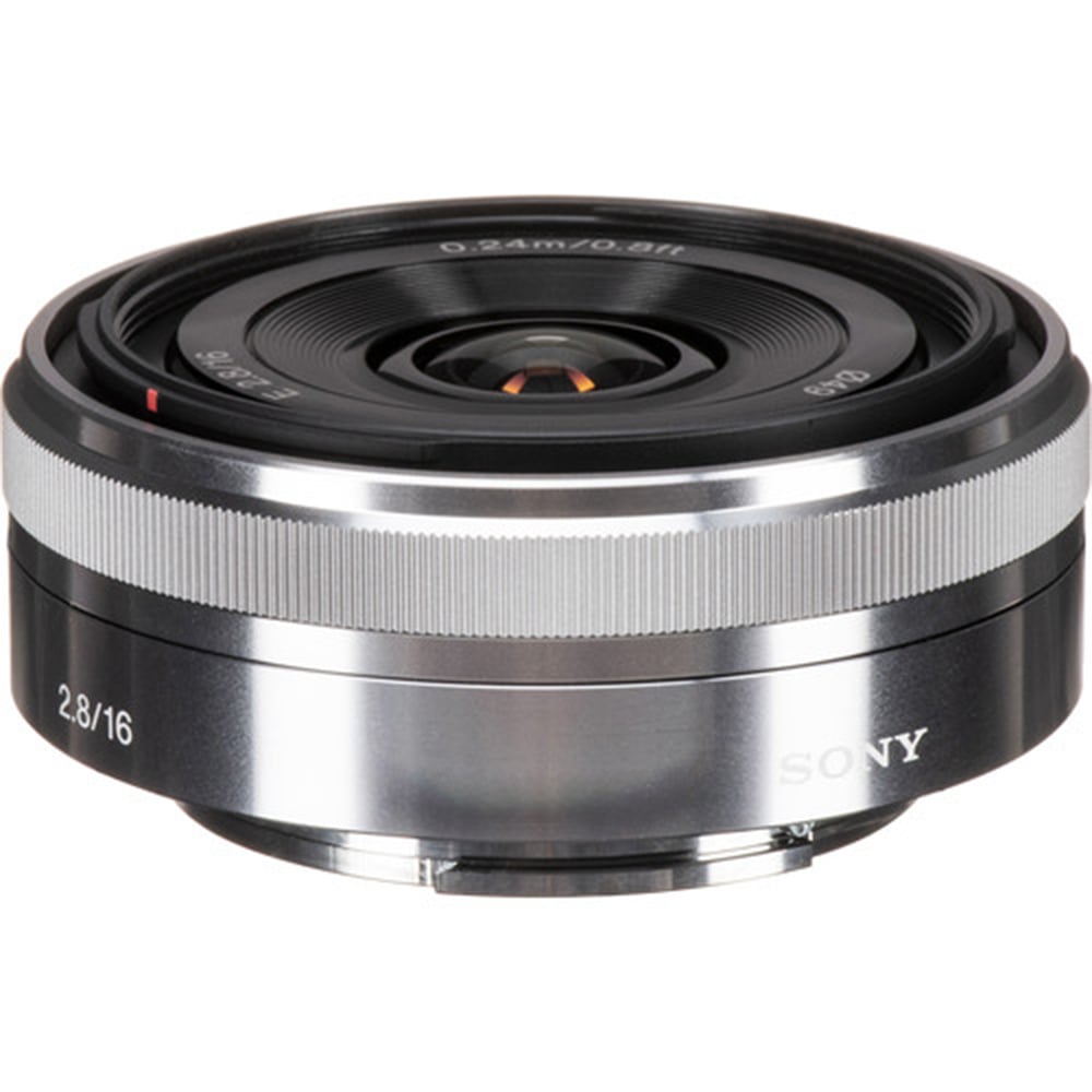 #9453 F2.8 16mm E Sony ほぼ未使用 Sony YouTube - samples with review lens 'Pancake' f/2.8 16mm レンズ(単焦点)