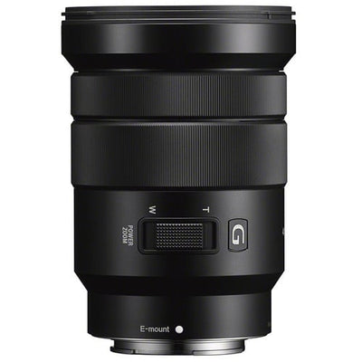 Sony E PZ 18-105mm f/4 G OSS Lens – versatile power zoom with constant f/4 aperture, Optical SteadyShot, and smooth focus for video and everyday photography.