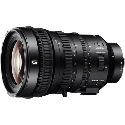 Sony E PZ 18-110mm f/4 G OSS Lens – professional power zoom with constant f/4 aperture, Optical SteadyShot, and precise focus control for high-quality video and photography.