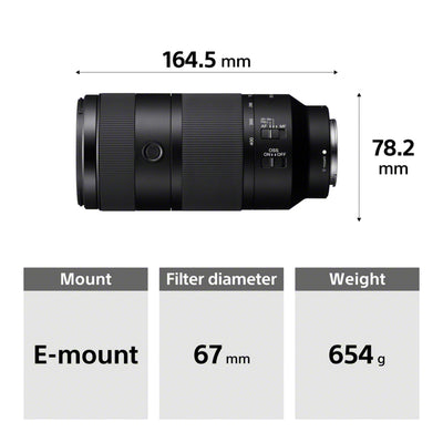 Sony FE 100-400mm Super-Telephoto Zoom Lens
