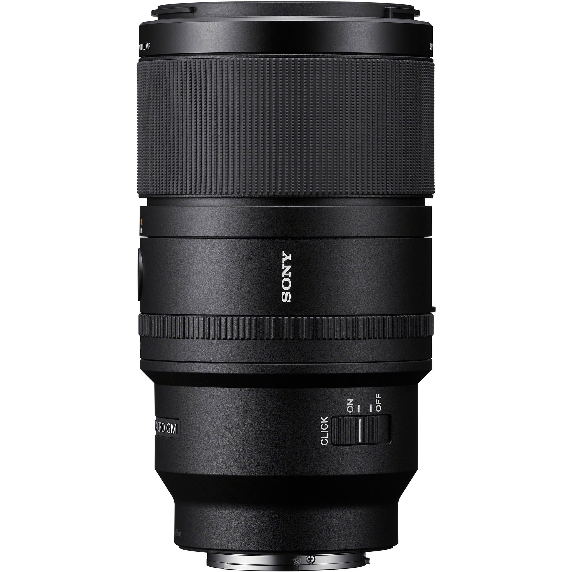 Sony G Master 100mm f/2.8 Macro Lens with up to 1.4x magnification, optical stabilisation, and exquisite bokeh for professional macro photography.