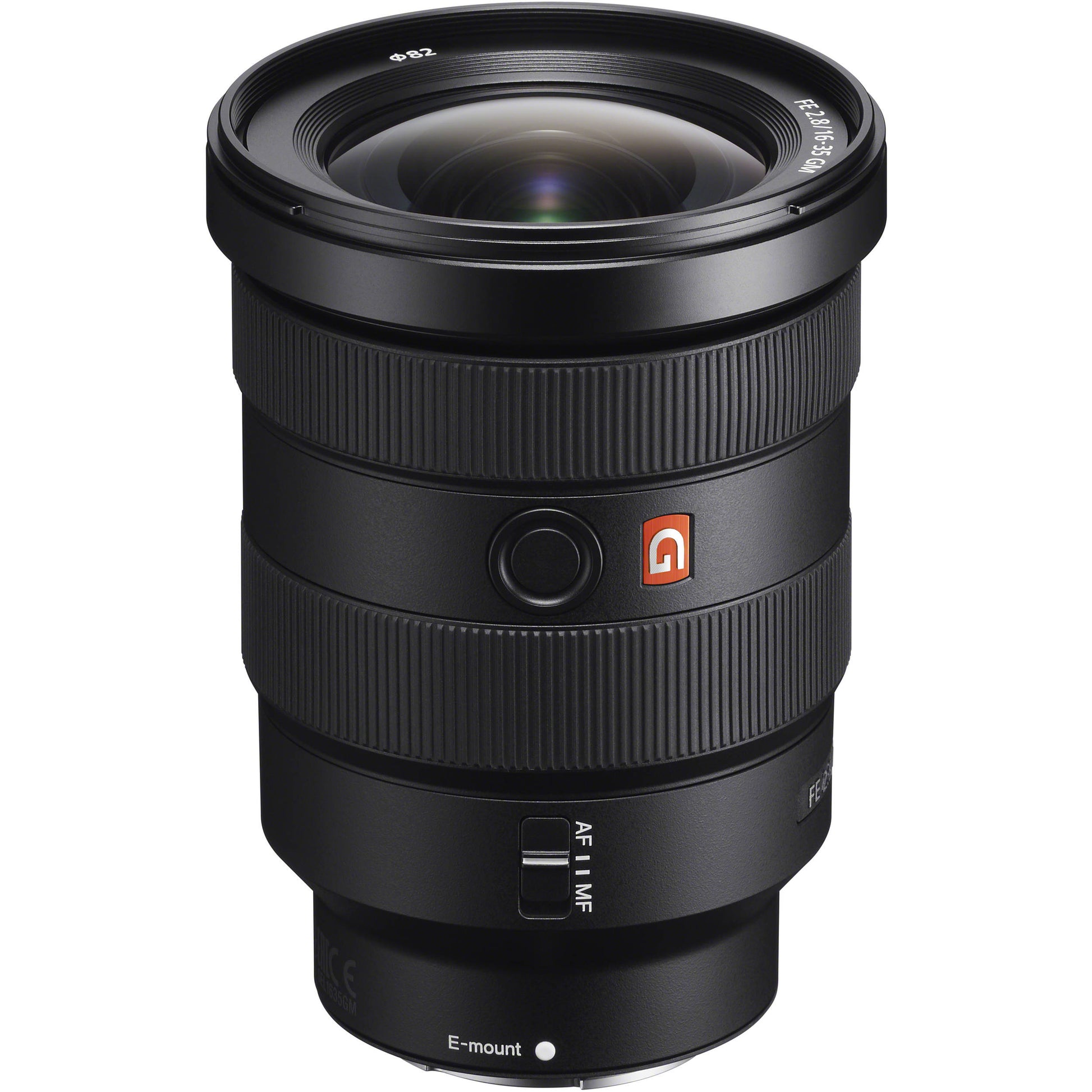 Sony FE 16-35mm f/2.8 GM – ultra-wide-angle zoom with edge-to-edge sharpness, fast f/2.8 aperture, and premium G Master optics.