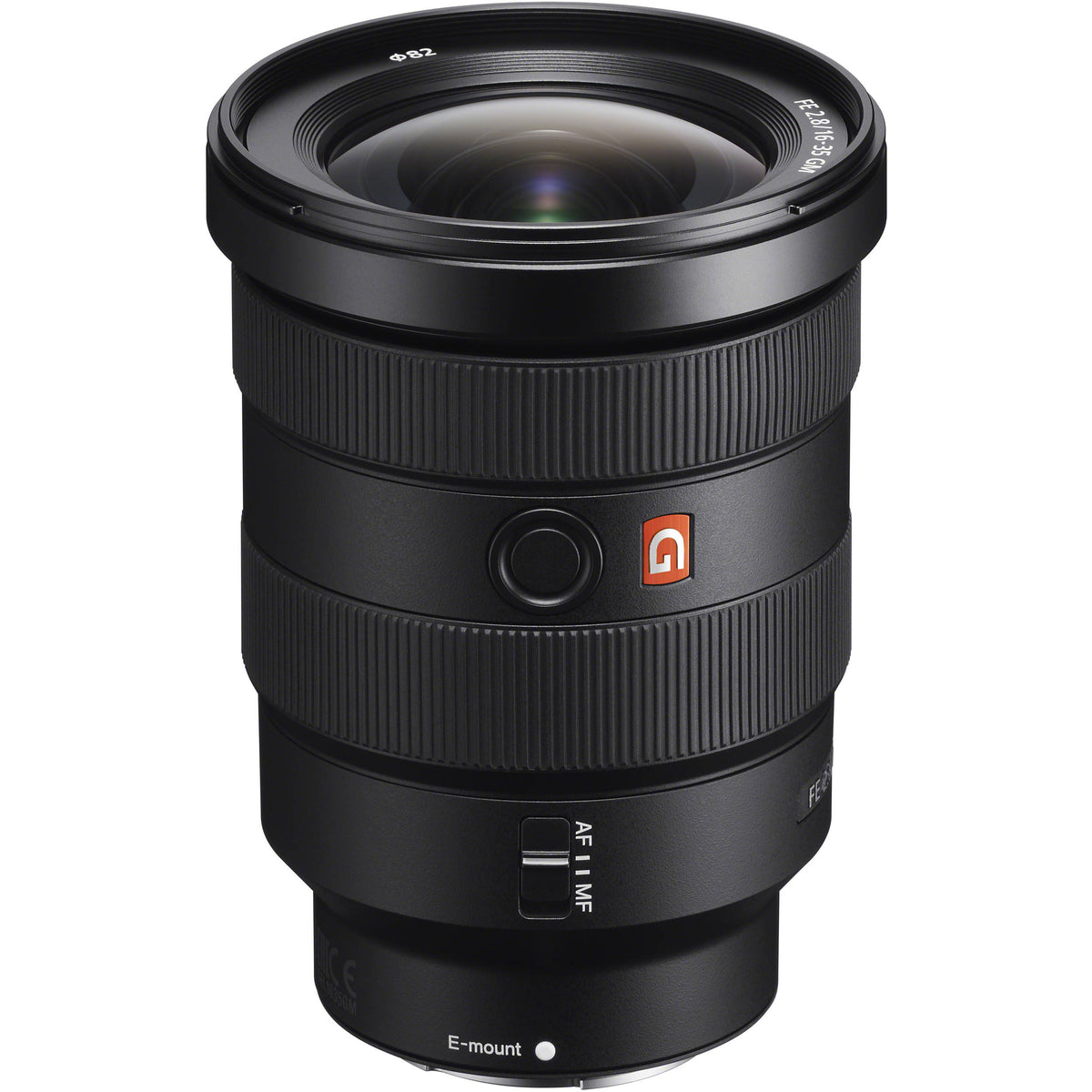 Sony FE 16-35mm f/2.8 GM – ultra-wide-angle zoom with edge-to-edge sharpness, fast f/2.8 aperture, and premium G Master optics.