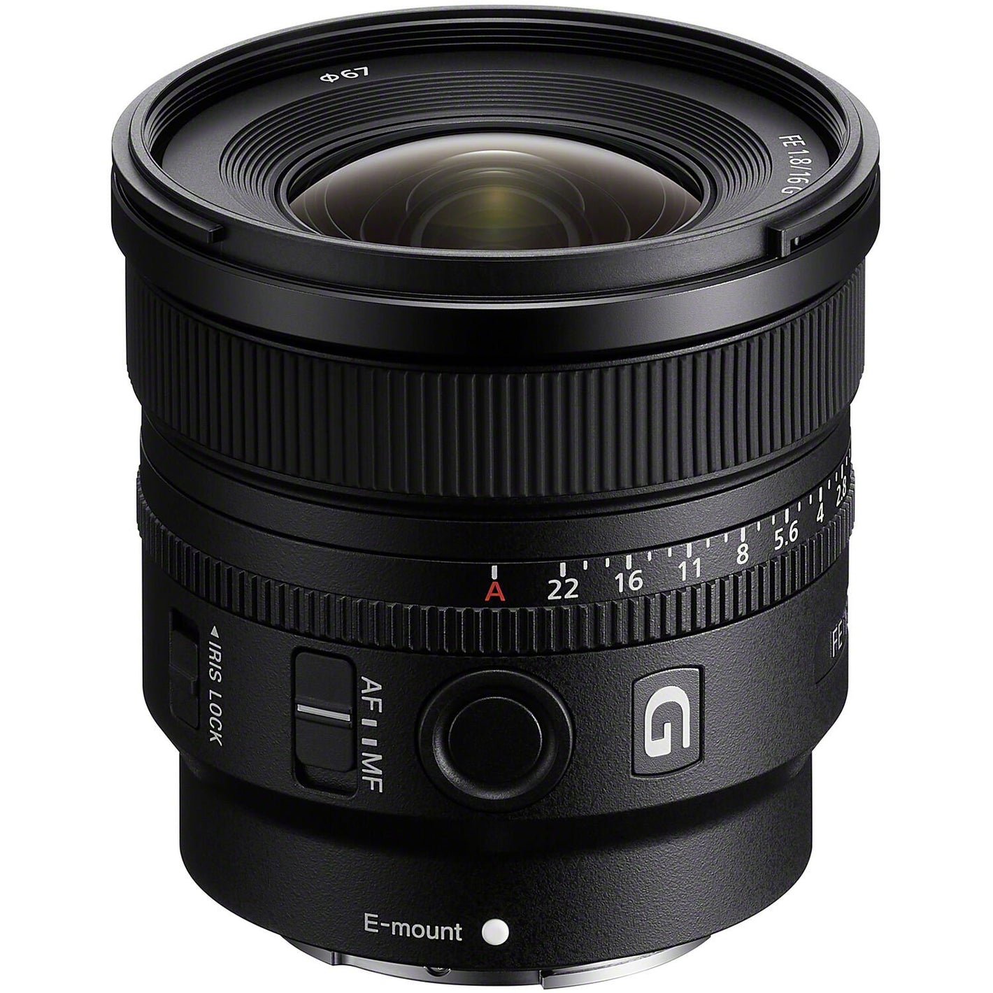 Sony FE 16mm f/1.8 G Lens – ultra-wide prime with bright f/1.8 aperture, sharp G-series optics, fast AF, and compact build for landscapes, astrophotography, and creative perspectives.