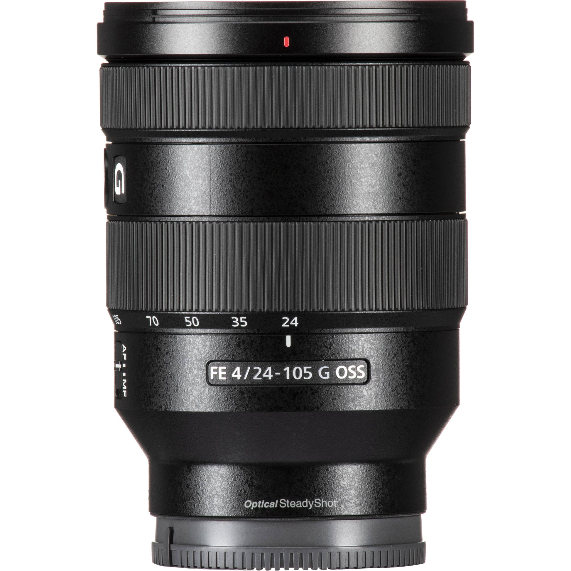 Sony FE 24-105mm f/4 G OSS lens for full-frame Sony mirrorless cameras
