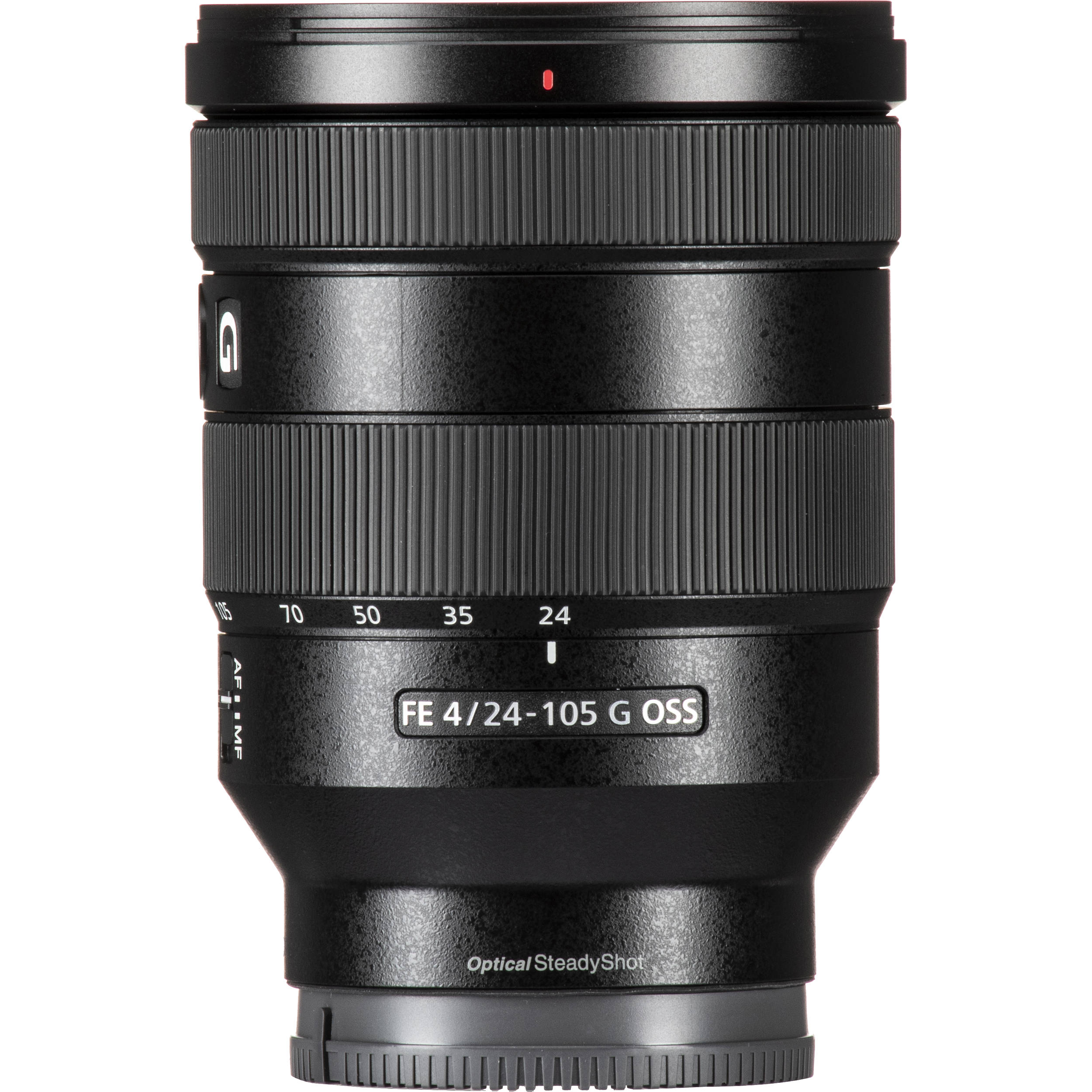 Sony FE 24-105mm f/4 G OSS lens for full-frame Sony mirrorless cameras
