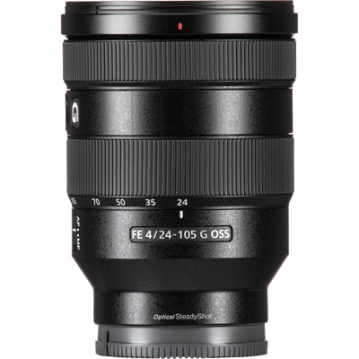 Sony FE 24-105mm f/4 G OSS lens for full-frame Sony mirrorless cameras
