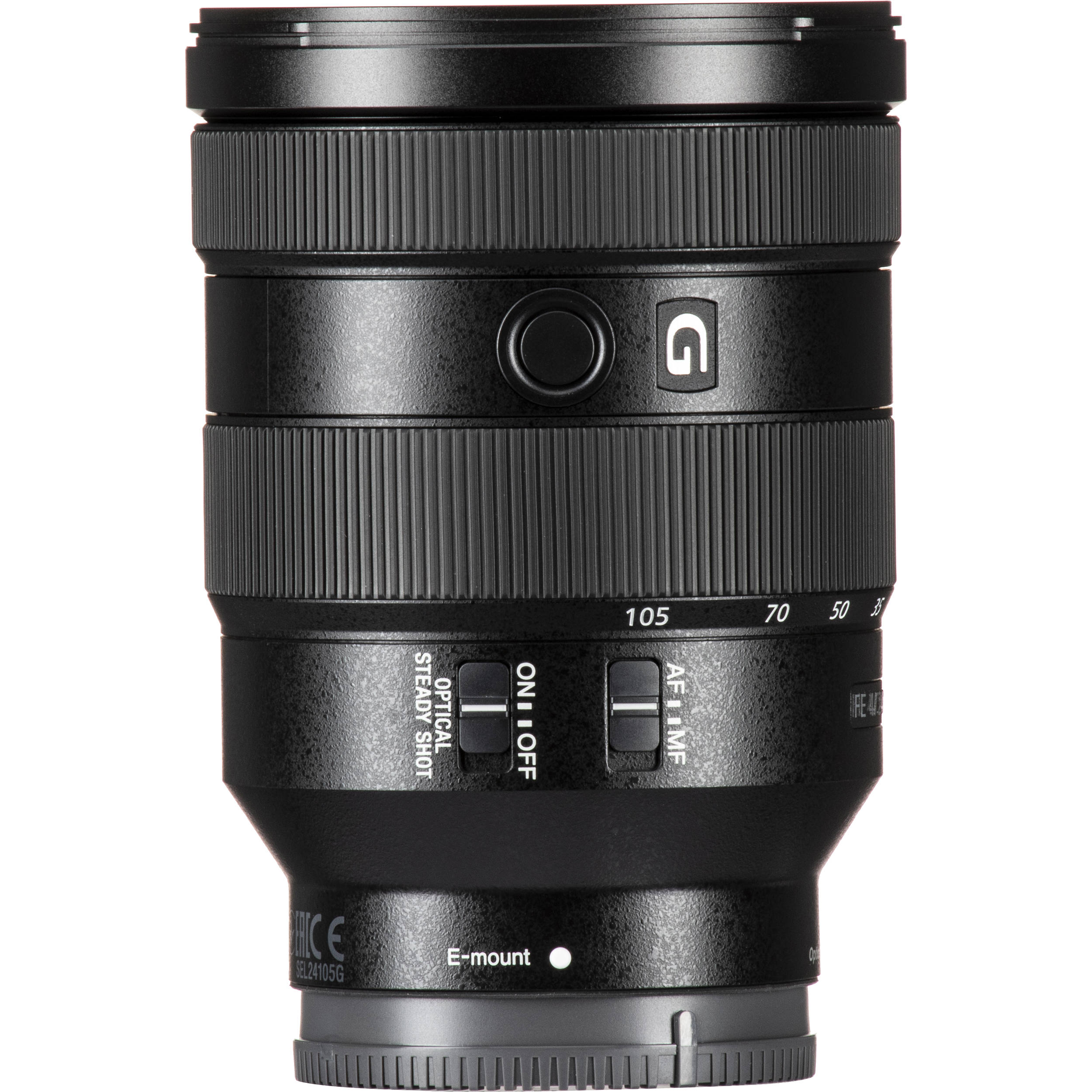 Sony FE 24-105mm f/4 G OSS lens for full-frame Sony mirrorless cameras
