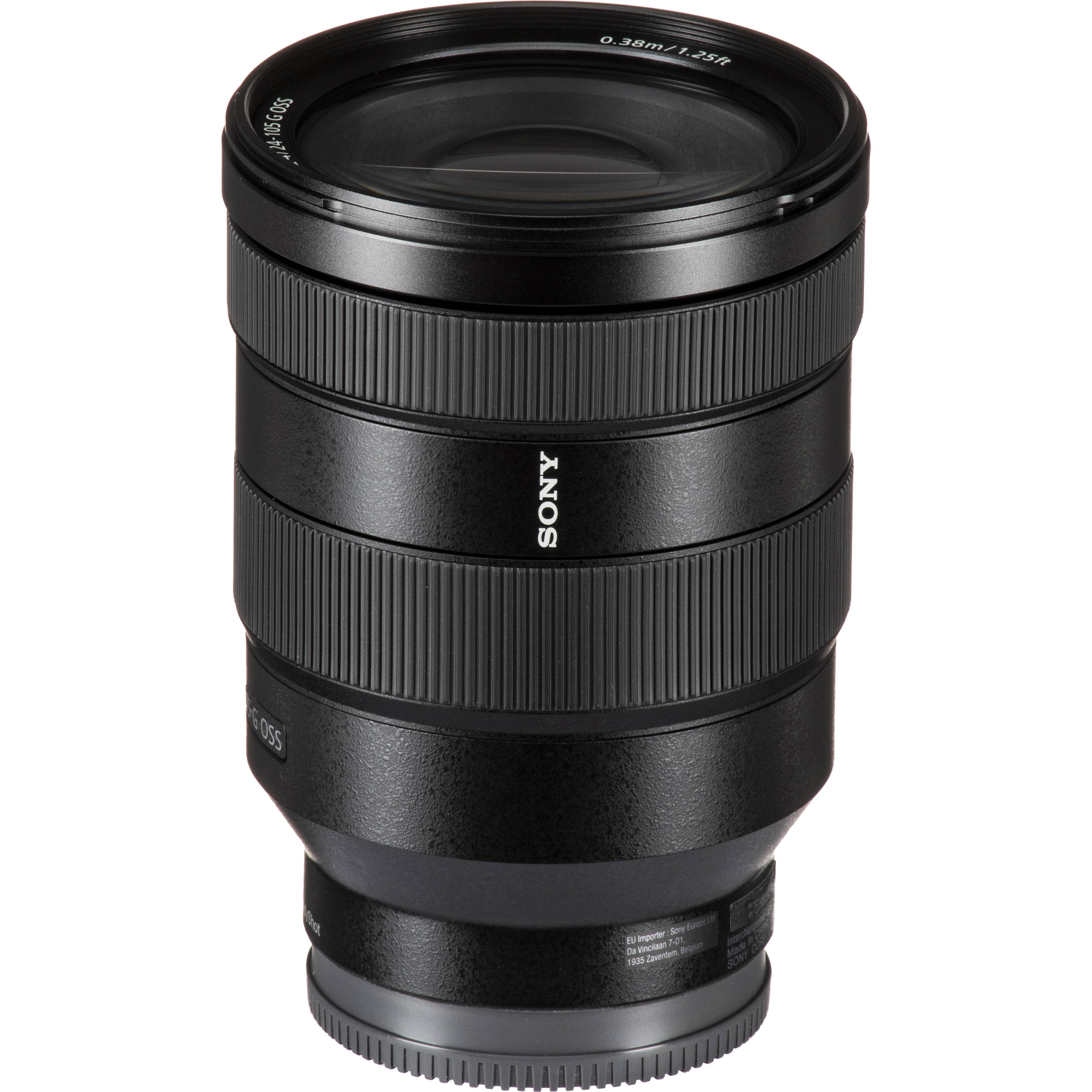 Sony FE 24-105mm f/4 G OSS lens for full-frame Sony mirrorless cameras
