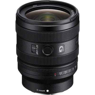 Sony FE 20-70mm f/4 G Lens offering a wide-to-standard zoom range, constant f/4 aperture, and fast, quiet autofocus for hybrid photo and video use.
