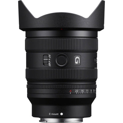Sony FE 20-70mm f/4 G Lens offering a wide-to-standard zoom range, constant f/4 aperture, and fast, quiet autofocus for hybrid photo and video use.