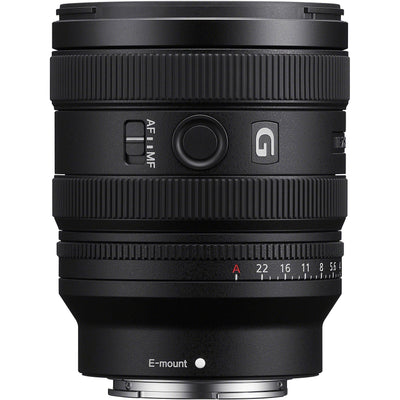 Sony FE 20-70mm f/4 G Lens offering a wide-to-standard zoom range, constant f/4 aperture, and fast, quiet autofocus for hybrid photo and video use.