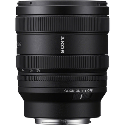 Sony FE 20-70mm f/4 G Lens offering a wide-to-standard zoom range, constant f/4 aperture, and fast, quiet autofocus for hybrid photo and video use.