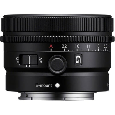 Sony FE 24mm f/2.8 G Lens – compact wide-angle prime with bright f/2.8 aperture, sharp G-series optics, and fast autofocus, ideal for landscapes, street photography, and travel.
