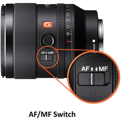 Sony FE 35mm f/1.4 GM – premium wide-angle prime lens with fast f/1.4 aperture, G Master optics, and smooth bokeh.