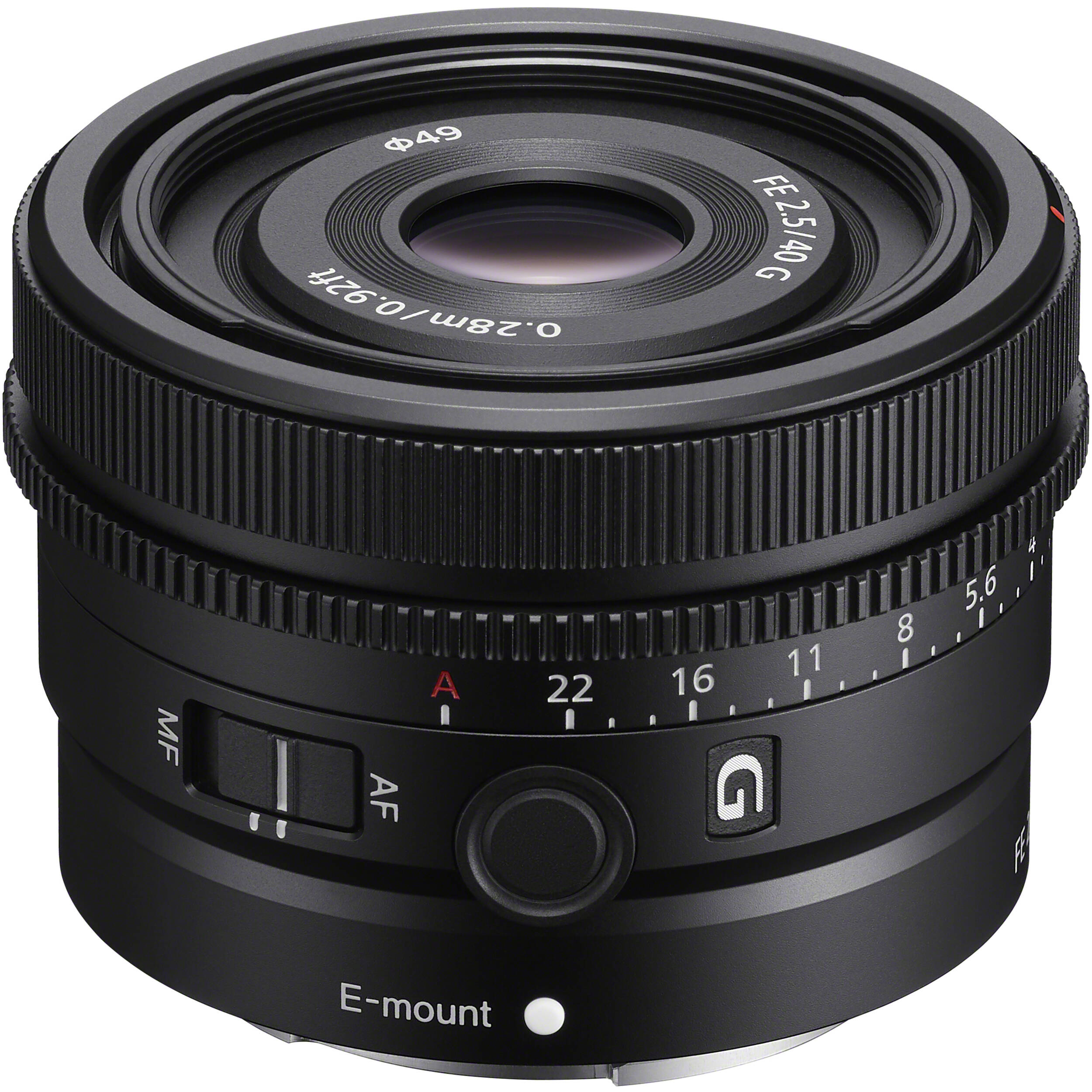 今週売切 SONY FE 40mm F2.5 G レンズ Sony FE 40mm f/2.5 G Lens – Outdoorphoto