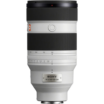 Sony FE 50-150mm f/2 GM Lens – premium telephoto zoom with constant f/2 aperture, delivering exceptional sharpness, speed, and G Master quality for portraits, sports, and events.