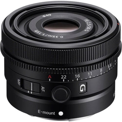Sony FE 50mm f/2.5 G Lens – compact standard prime delivering sharp detail, smooth background blur, and lightweight portability for everyday shooting.