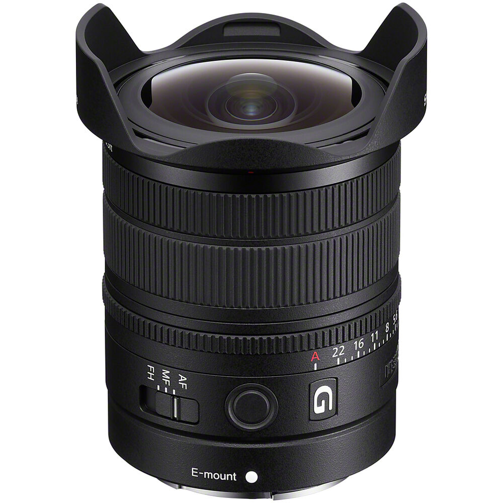 Sony FE 8-14mm f/3.5 Fisheye G Lens with focus, zoom and aperture rings