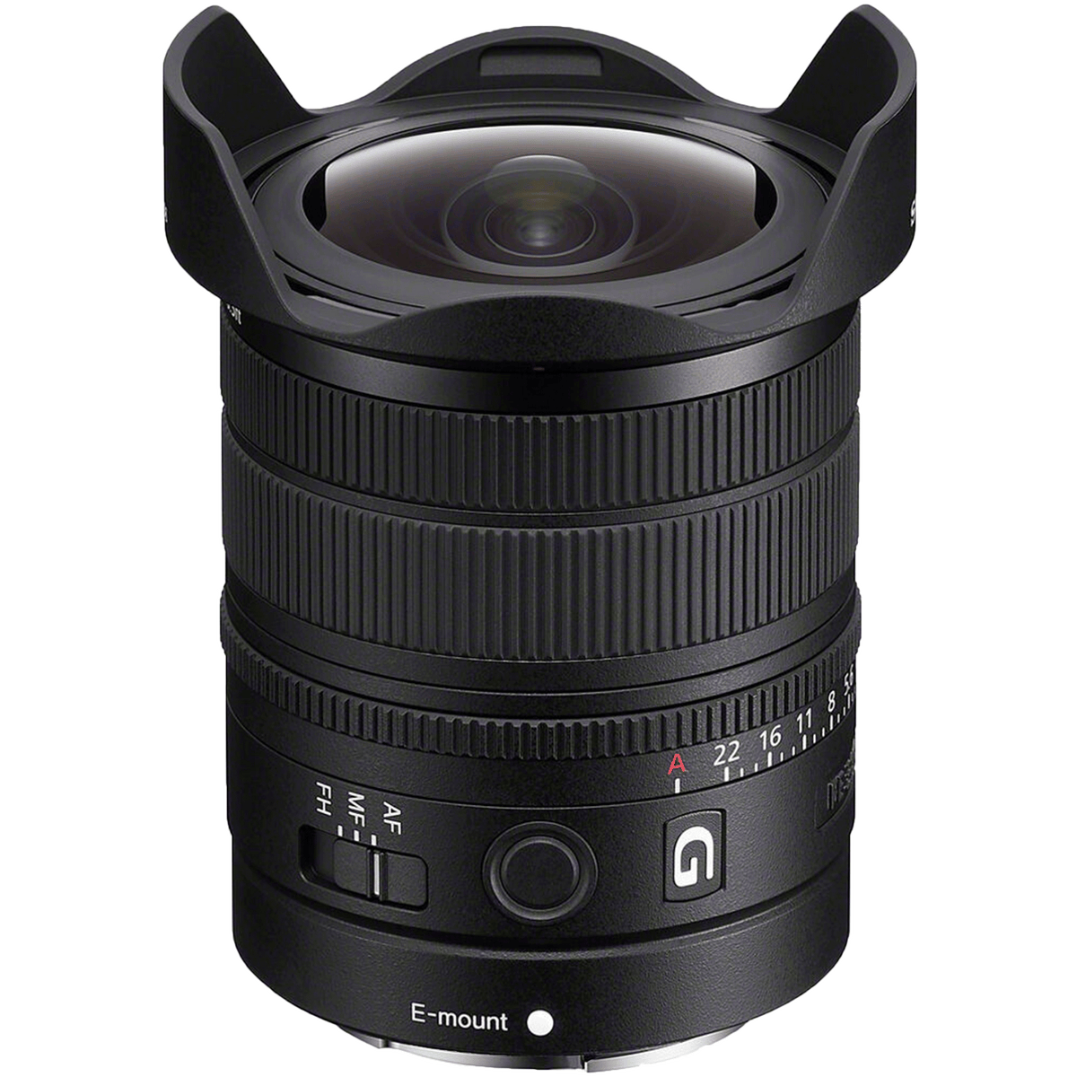 Sony FE 8-14mm f/3.5 Fisheye G Lens with focus, zoom and aperture rings