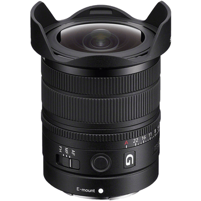 Sony FE 8-14mm f/3.5 Fisheye G Lens with focus, zoom and aperture rings