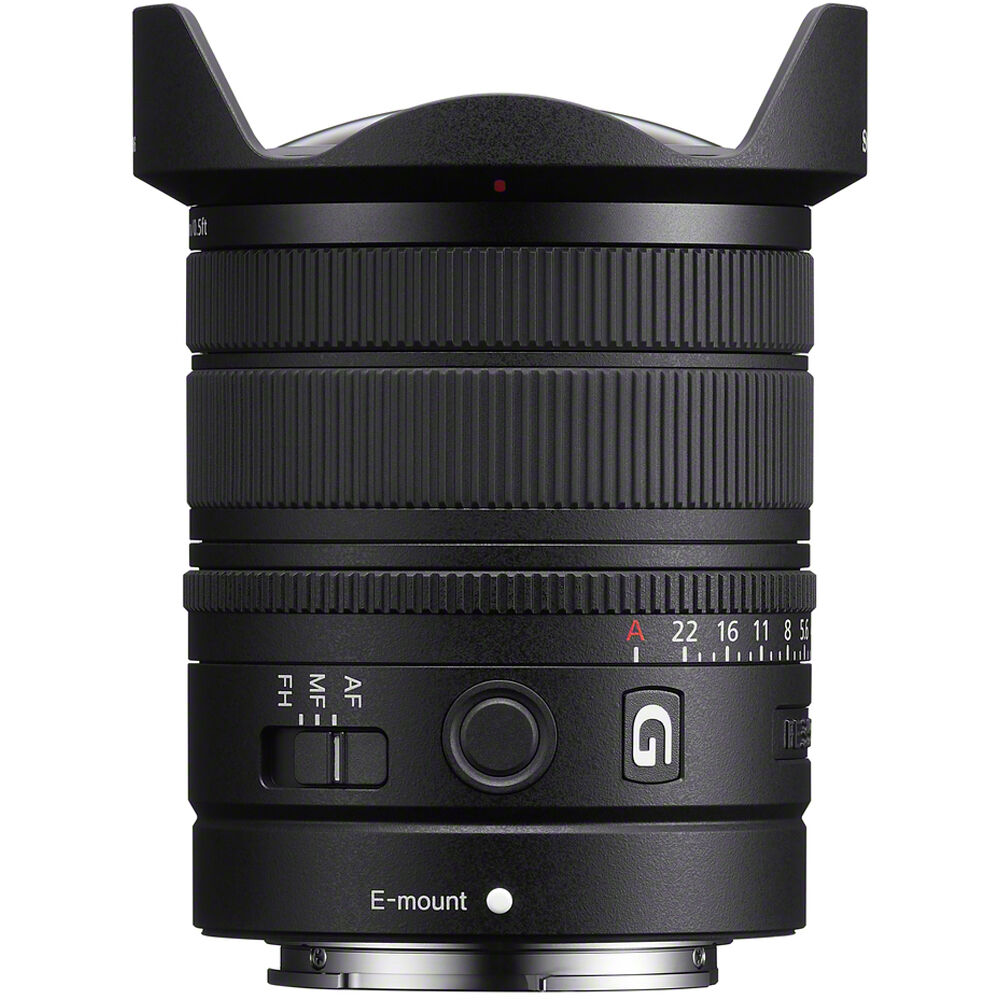 Sony FE 8-14mm f/3.5 Fisheye G Lens with focus, zoom and aperture rings