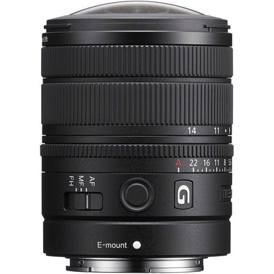 Sony FE 8-14mm f/3.5 Fisheye G Lens with focus, zoom and aperture rings