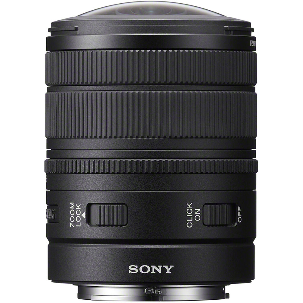 Sony FE 8-14mm f/3.5 Fisheye G Lens with focus, zoom and aperture rings